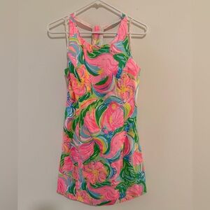 *LIKE NEW* Lilly Pulitzer Grayes T-Back Shift Dress w/ Elephant Print